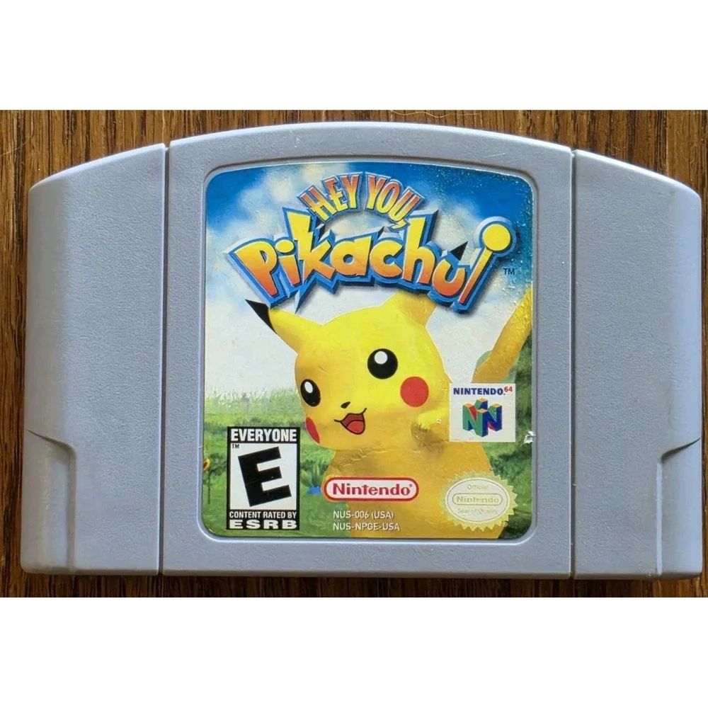 *Authentic* Hey You, Pikachu Nintendo 64 N64